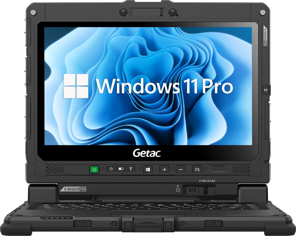 Getac K120 Rugged 2 en 1 Laptop de 12.5" FHD con Pantalla Táctil, Intel i5-8250U de 8ª Gen Quad Core, 16GB RAM DDR4, 512GB SSD, Teclado Retroiluminado, HDMI, Windows 11 Pro (Remanufacturado)