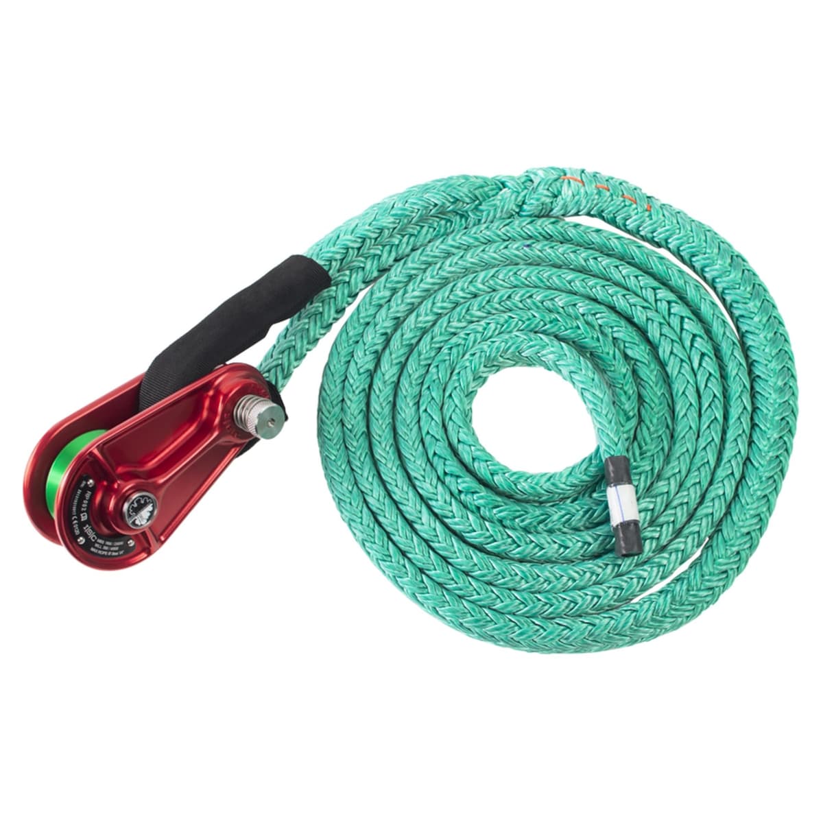 ROPE Logic ISC RP052 Bloque de Aluminio 2.4 Ton con Cabo Tenex 3/4" x 12 ft SET62