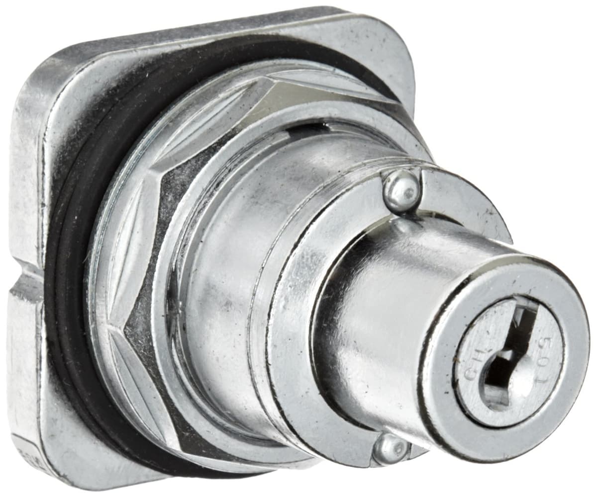 Siemens 52SC6BF Selector giratorio con llave, 3 posiciones, extracción de llave en posición izquierda