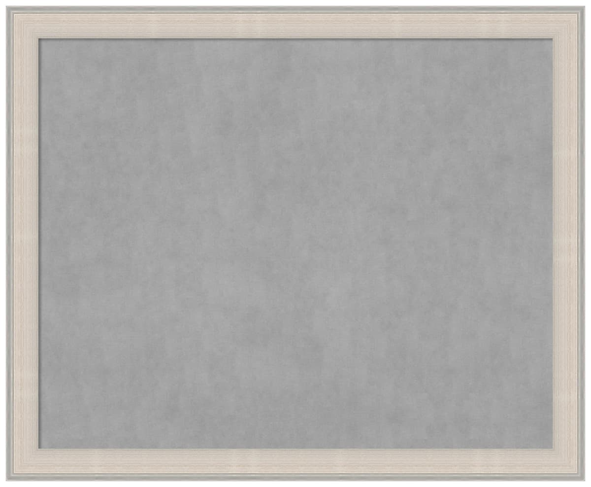 Amanti Art tablero magnético Cottage White Silver 44 x 36 in 28588293827
