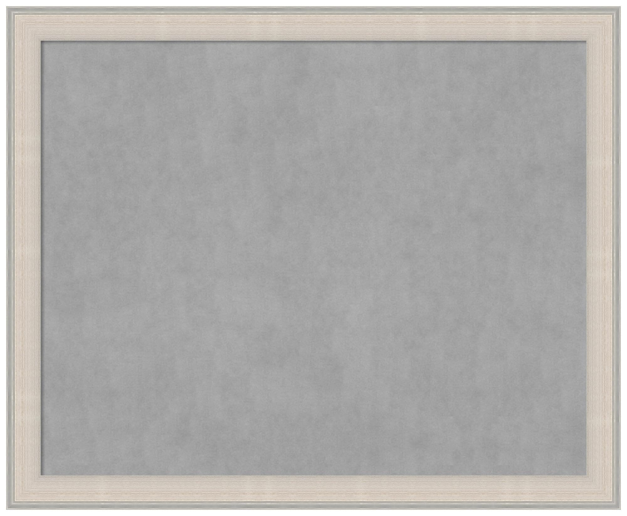 Amanti Art tablero magnético Cottage White Silver 44 x 36 in 28588293827
