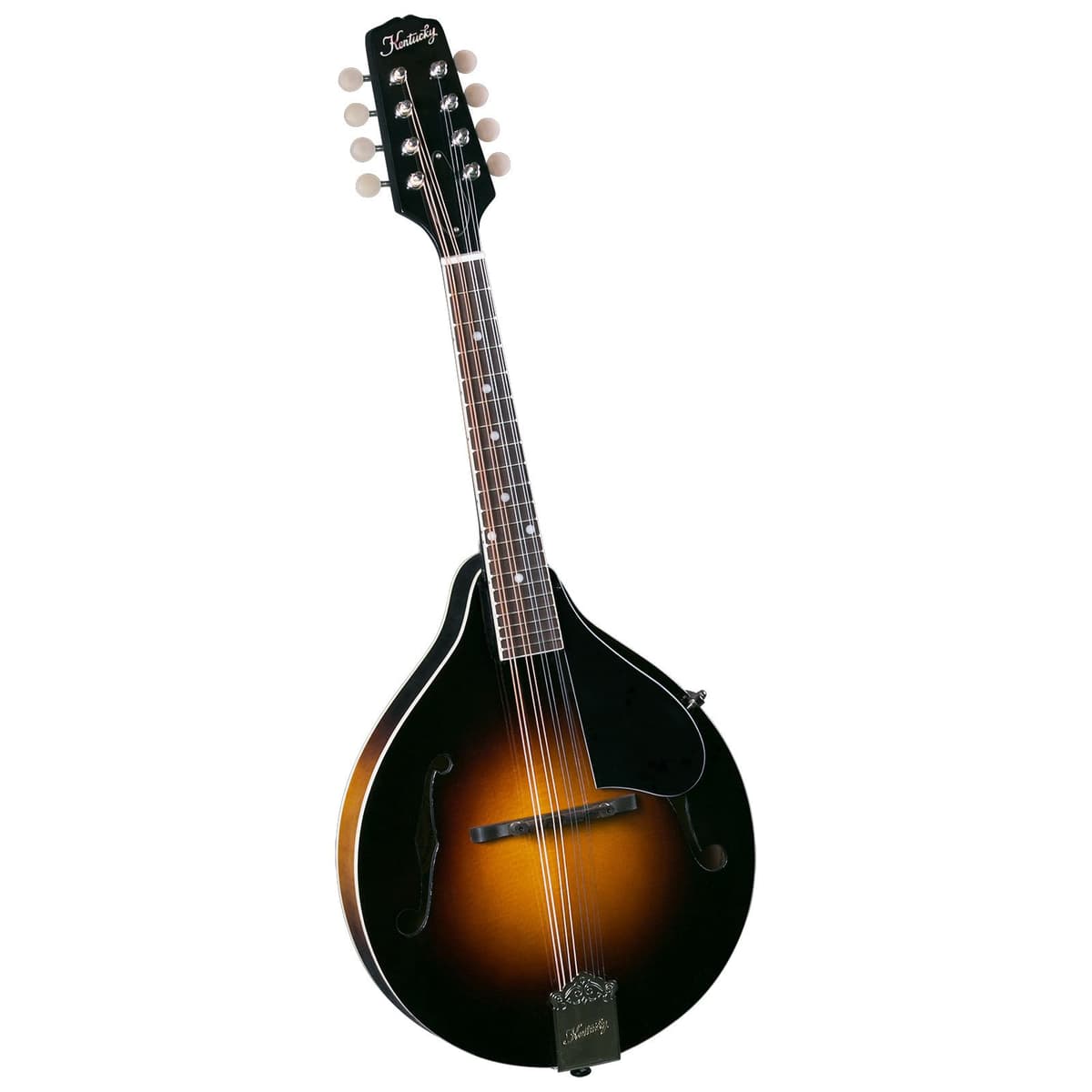 Kentucky KM-150 Mandolina estándar modelo A - Vintage Sunburst - Tapa maciza de abeto alemán y cuerpo de arce alpino
