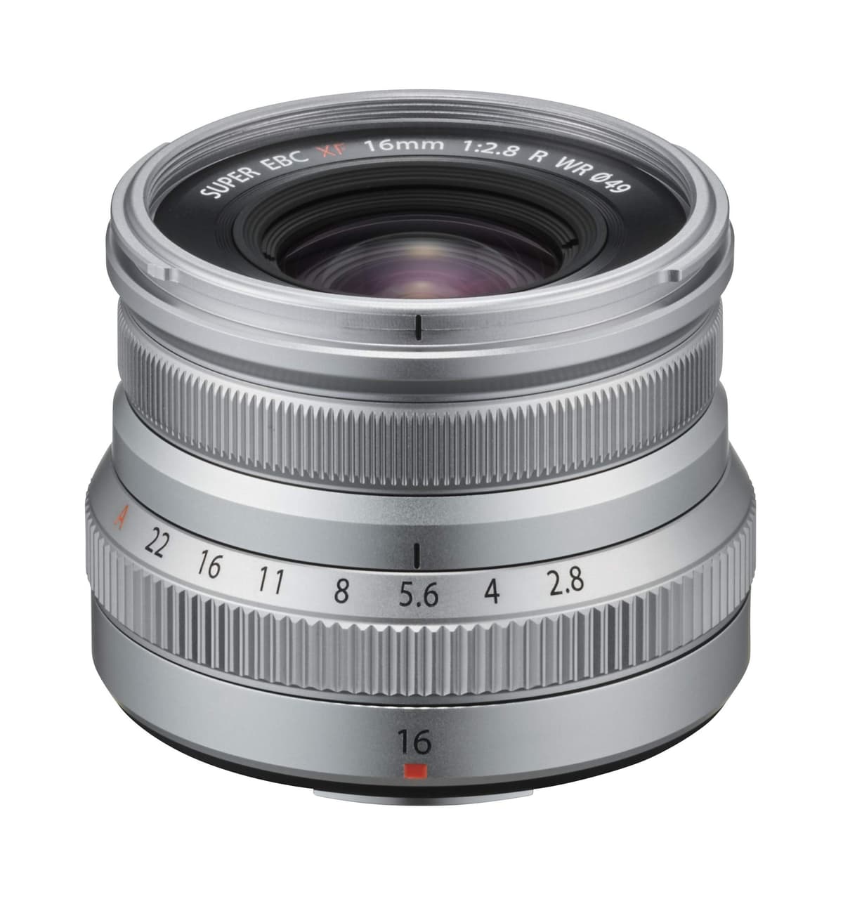 FUJIFILM XF 16 mm F2.8 R WR - Plateado XF16MMF2.8 R WR S