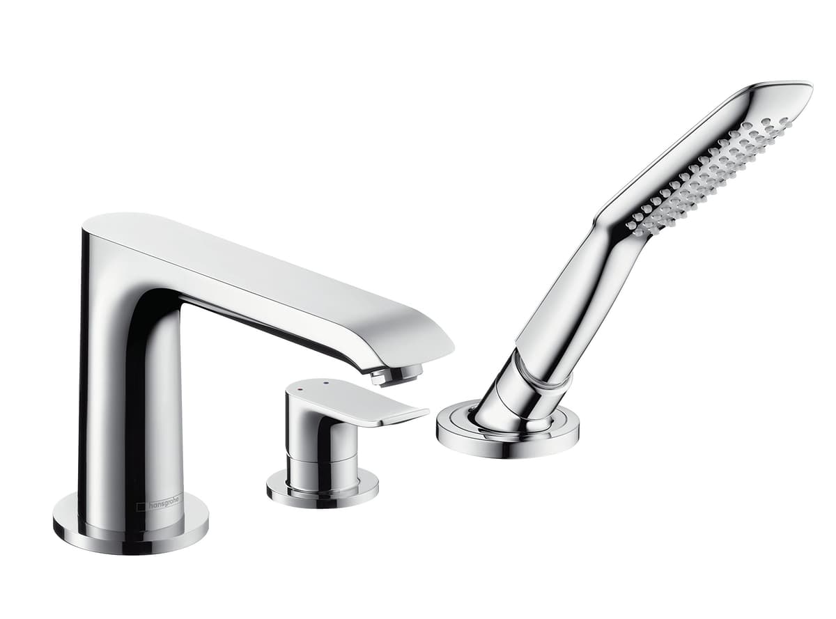 Hansgrohe Metris Juego de Montaje para Bañera 3 Orificios Cromado 31190000