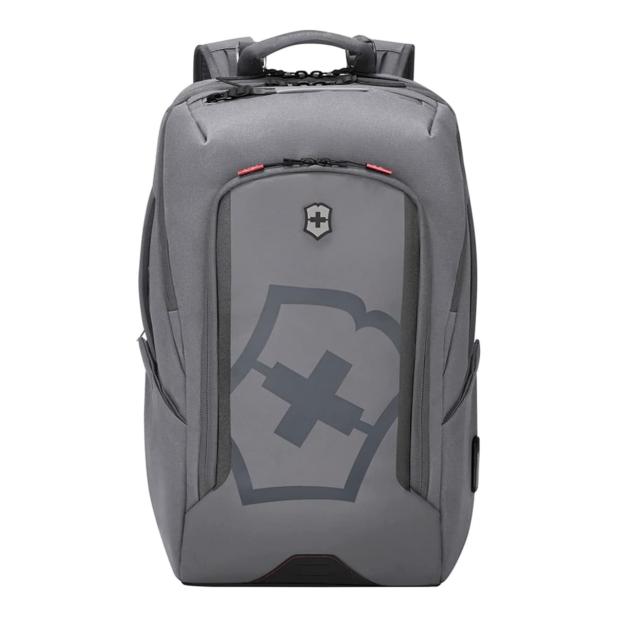 Victorinox Touring 2.0 Mochila para viajeros - Resistente, moderna para computadora - Incluye funda impermeable - Guarda accesorios de viaje - 33 litros, gris claro 612119