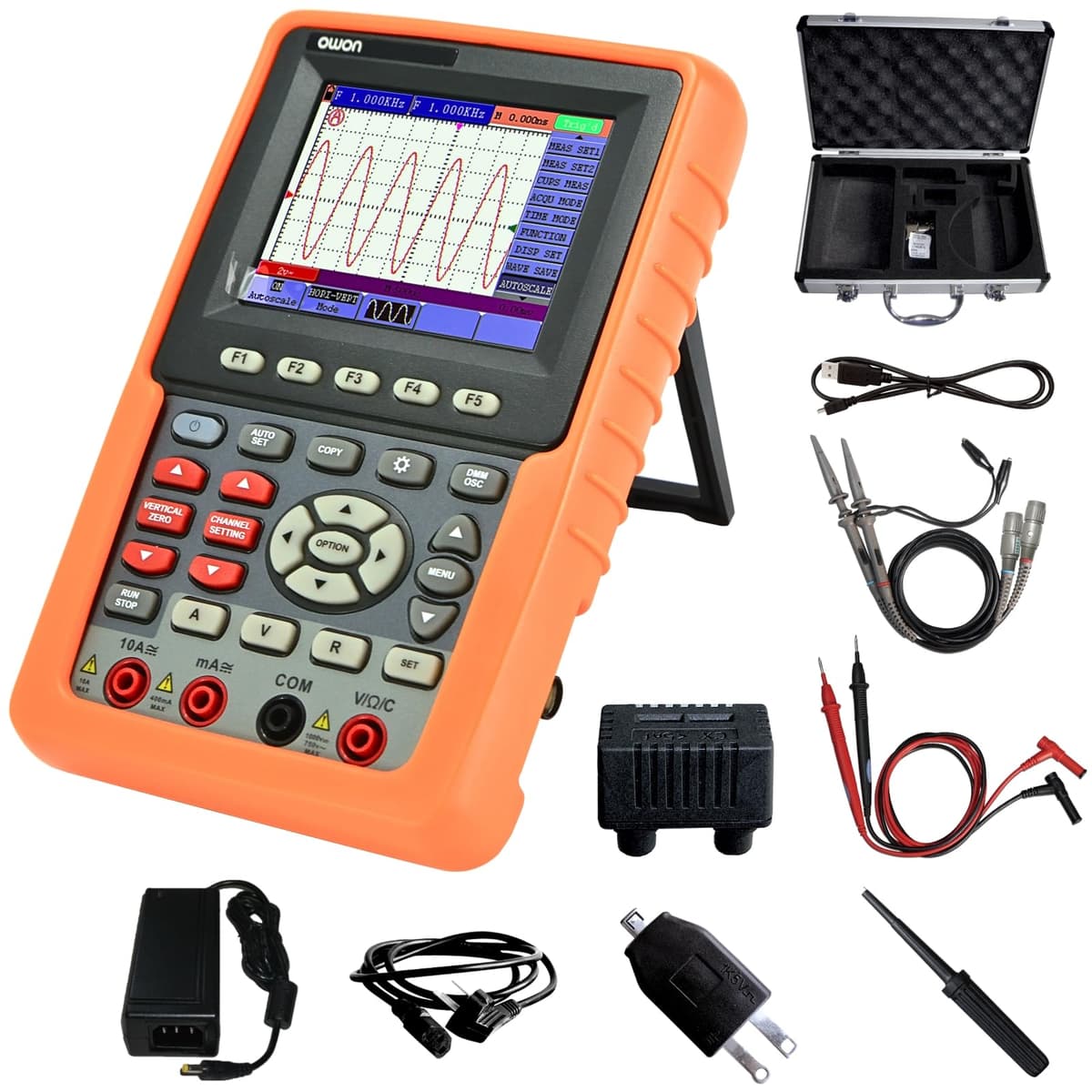 Owon HDS1022M-N Handheld Digital Storage Oscilloscope + Multimeter, 20MHz