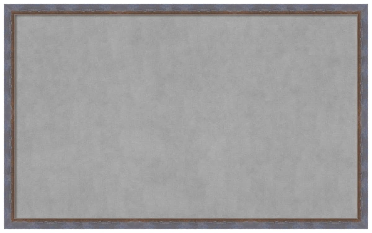 Amanti Art Pizarra magnética enmarcada Two Tone Blue Copper 42 x 26 pulgadas 28588291904