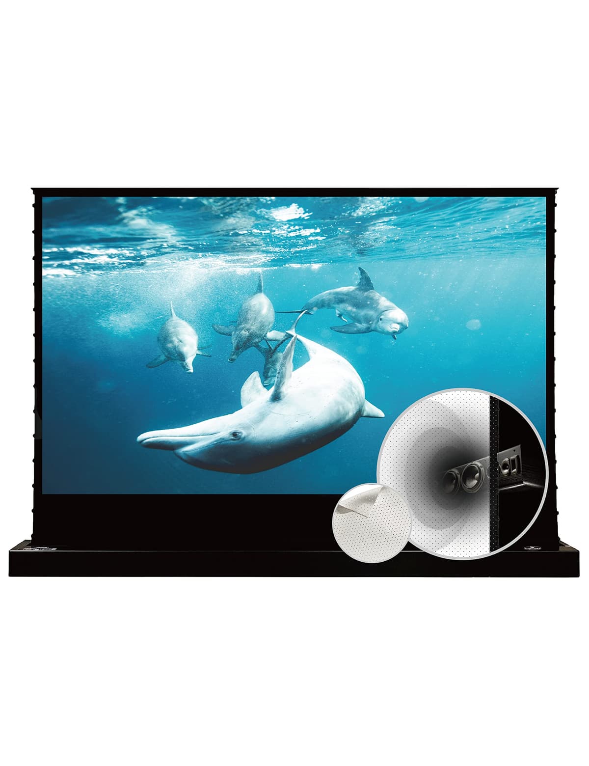 VIVID STORM SINCE 2004 VIVIDSTORM VSDSTPW72H Pantalla acústicamente transparente 72" (16:9) con base elevable