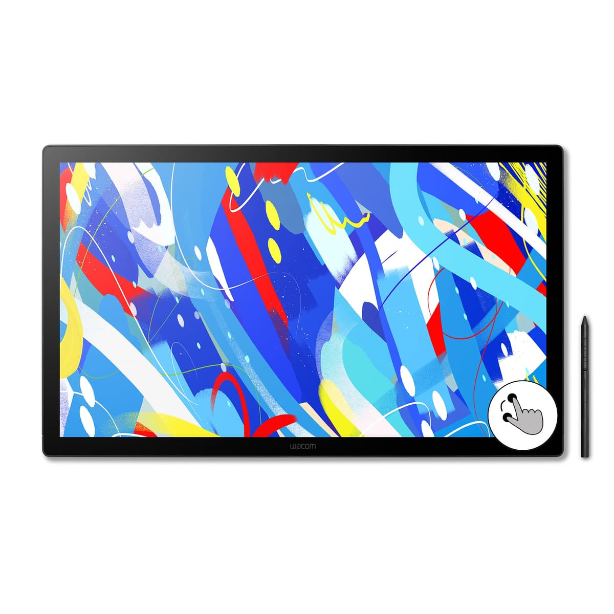 Wacom Cintiq 24 Touch, tableta con pantalla 23.8" y Pro Pen 3,100% sRGB, con control táctil DTH246K0A