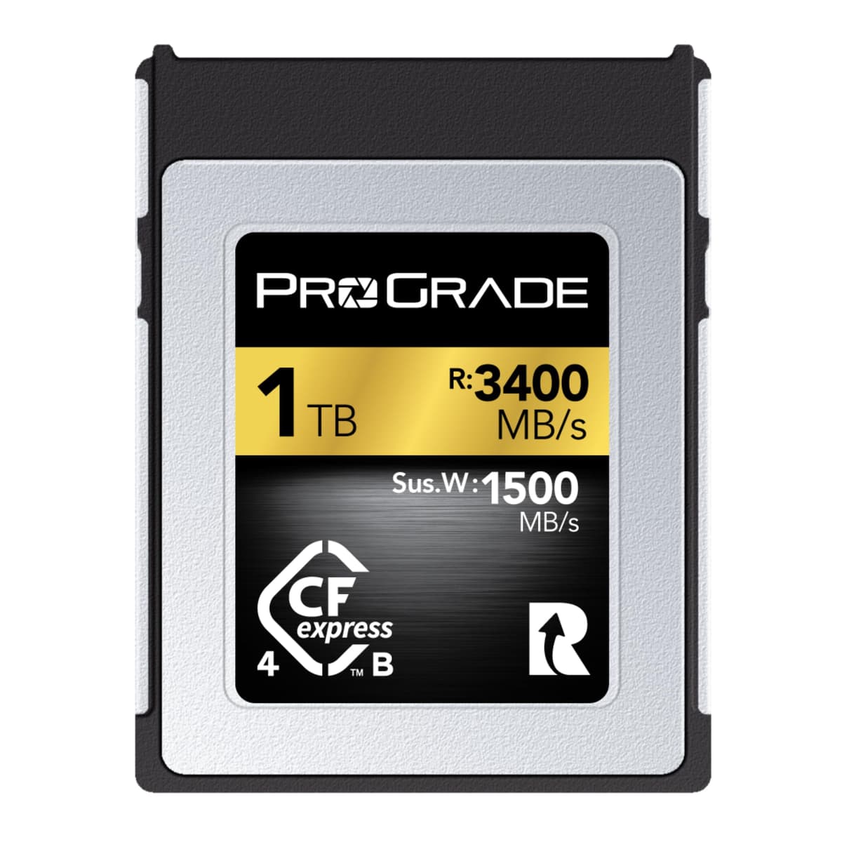 Tarjeta de Memoria ProGrade Digital - CFexpress 4.0 Tipo B para Cámaras | Optimizada para Transferencia Rápida de Archivos y Gran Almacenamiento | 1TB Serie Gold PGD-CFEXP4.0-1TB-GOLD