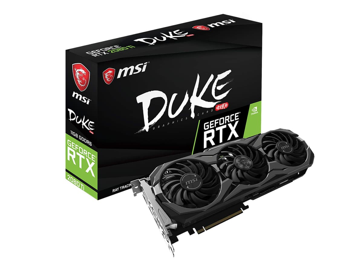 MSI GAMING GeForce RTX 2080 Ti DUKE 11G OC, 11GB GDDR6 912-V371-007