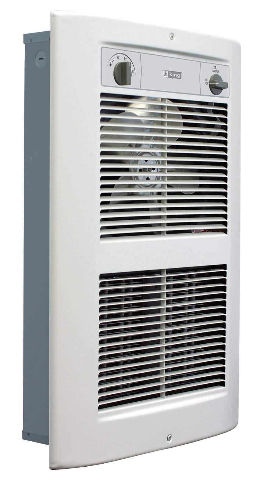 KING LPW2445T-S2-WD-R Calefactor Decorativo de Pared 4500W, White Dove