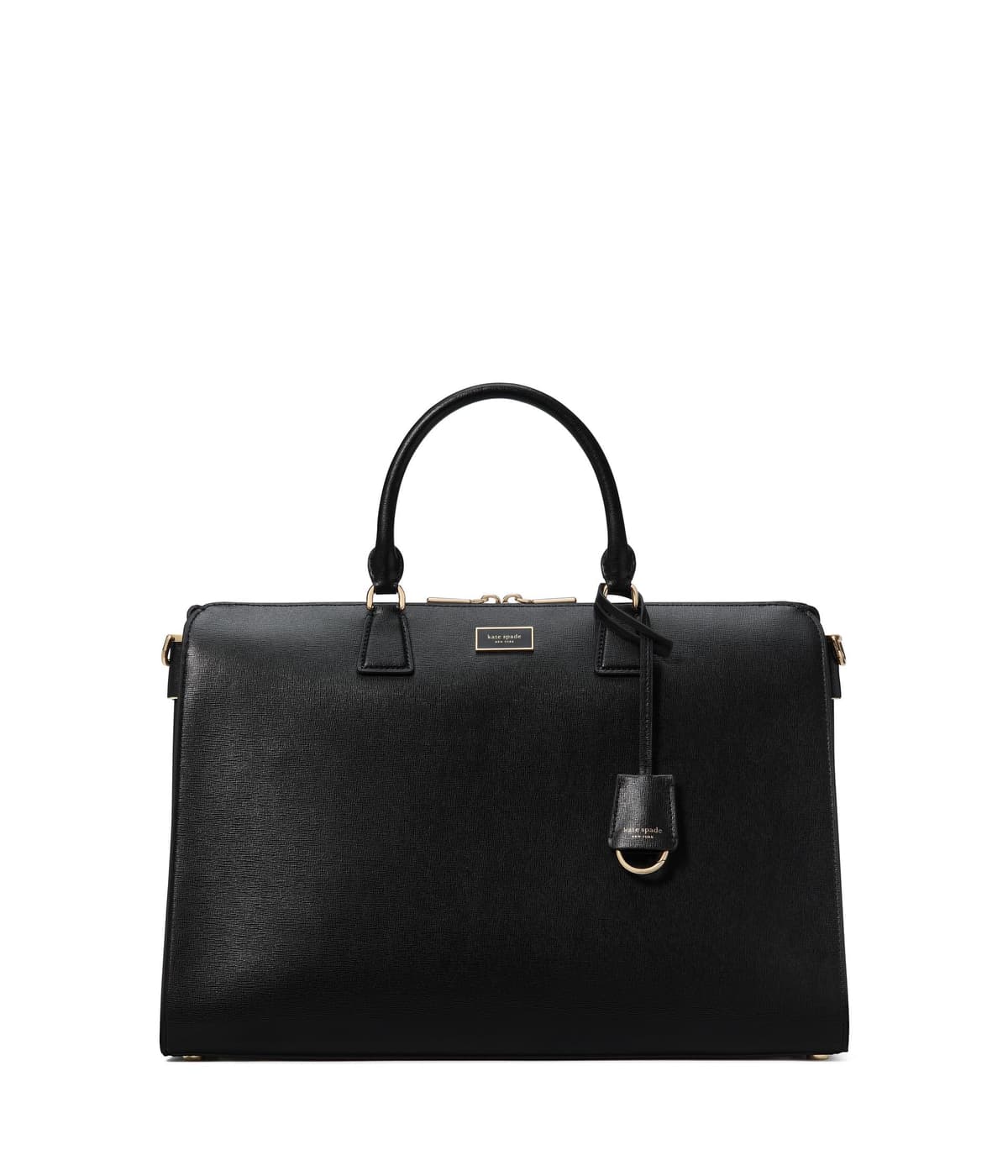 kate spade new york Bolso para laptop Serena en cuero Saffiano, negro KK646