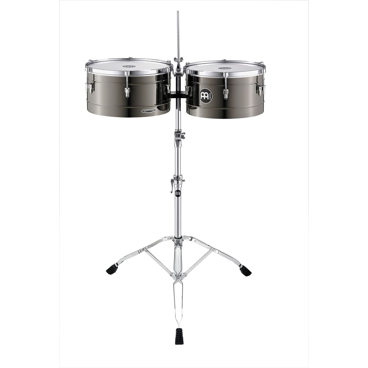 Meinl Marathon MT1415BN Timbales acero acabado black nickel 14" y 15" con soporte