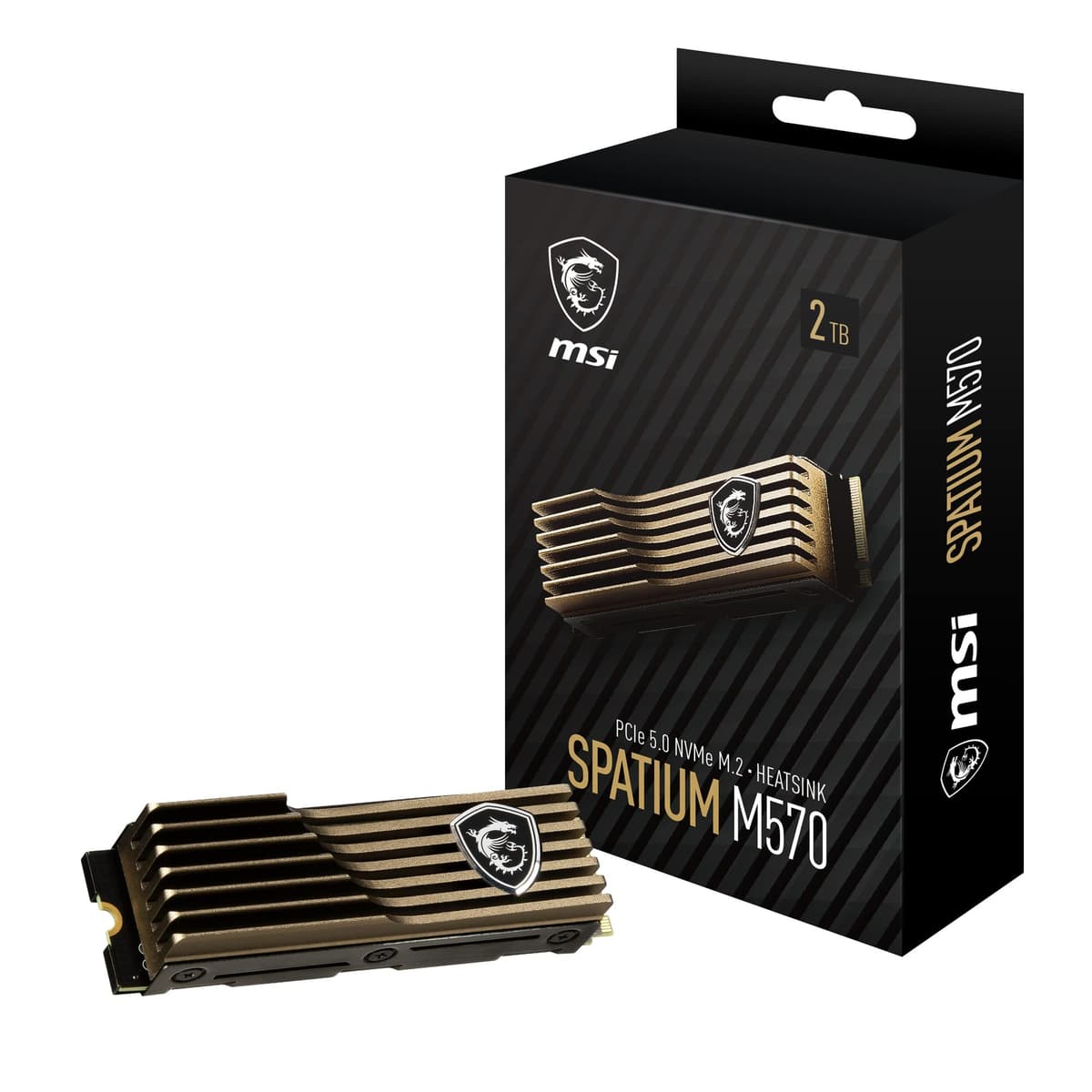 msi SPATIUM M570 PCIe 5.0 NVMe M.2 2TB HS Internal SSD