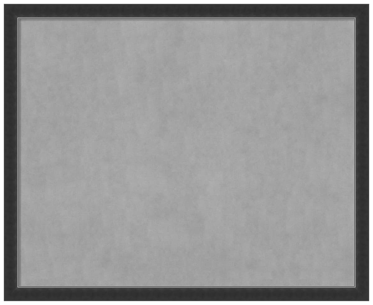 Amanti Art 43x35 Framed Magnetic Board Corvino Black Narrow 28588198532