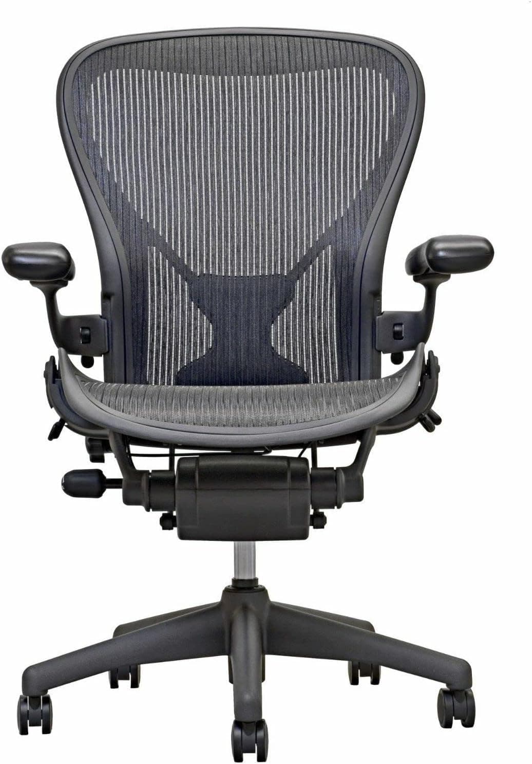 OFFICE LOGIX SHOP Fully Loaded Aeron Chair - Size B - Almohadilla PostureFit (Reacondicionado) HMPOS
