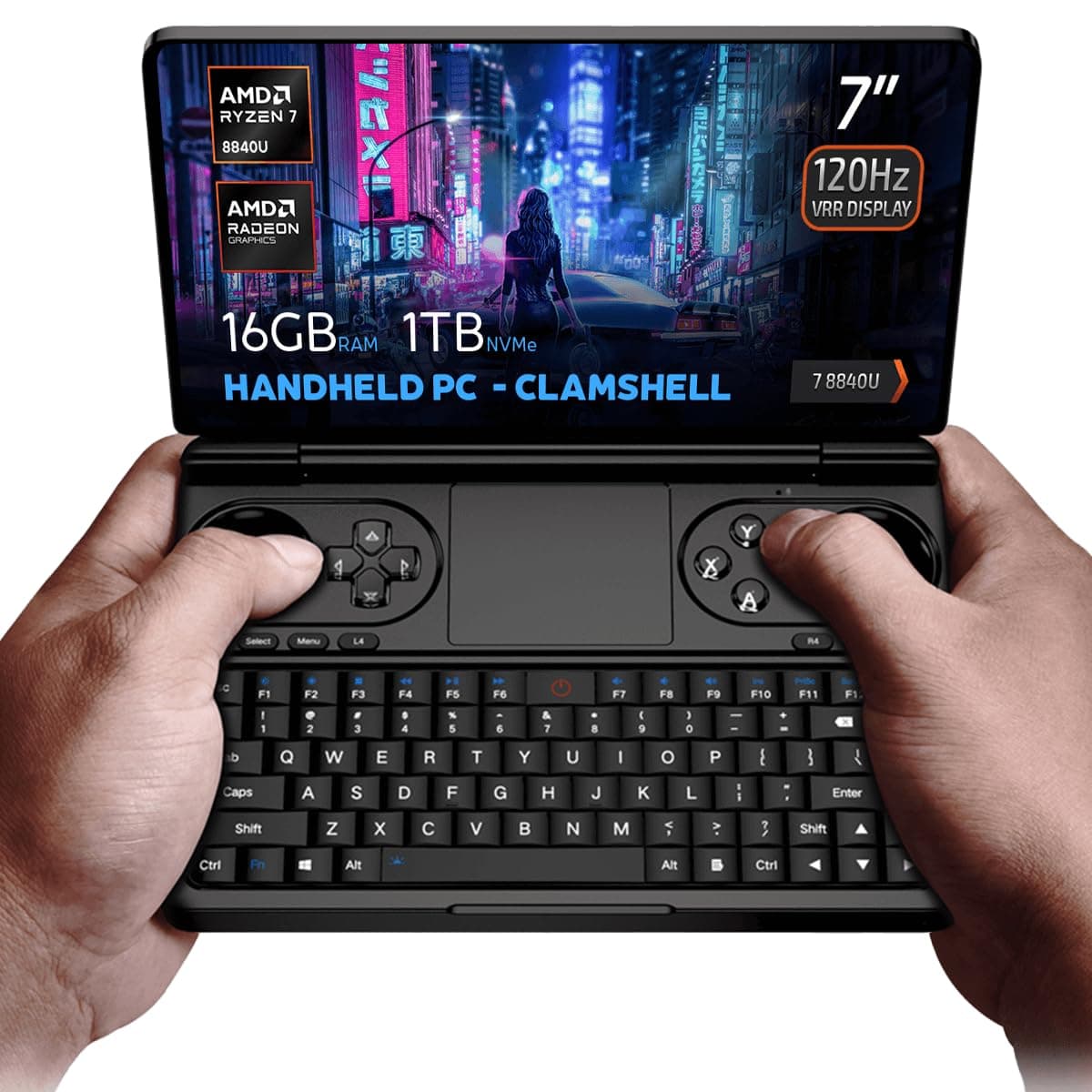 GPD Win Mini 2025 Handheld Gaming PC, Ryzen 7 8840U, 16GB, 1TB