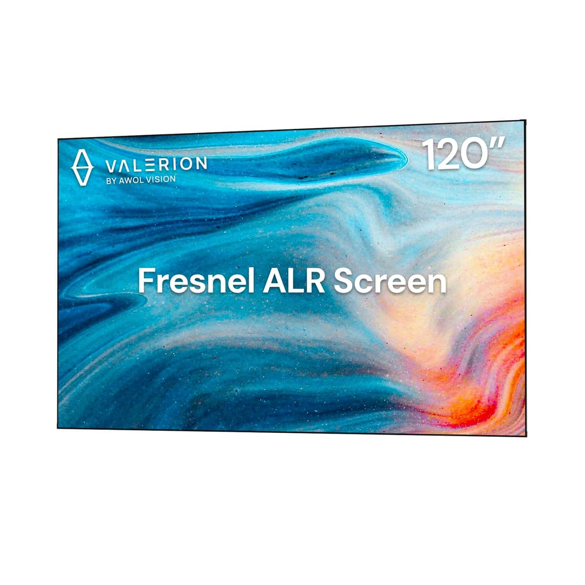 Valerion 120-inch Fresnel ALR Projector Screen 16:9 Fixed Frame - Daylight Viewing 1.8 Gain 120-Inches
