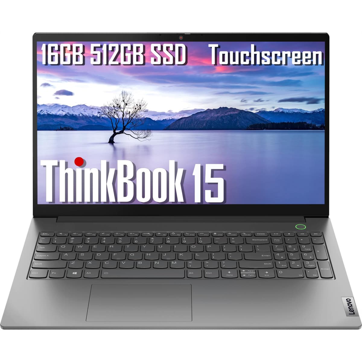 Lenovo ThinkBook 15 Gen 4 Laptop Empresarial (15.6" FHD Táctil, 16GB RAM, 512GB SSD, AMD Ryzen 5 5625U (Mejor que Intel i7-1165G7), Teclado Retroiluminado, Lector de Huellas, Webcam 1080p, Wi-Fi 6, Windows 11 Pro con Copilot)