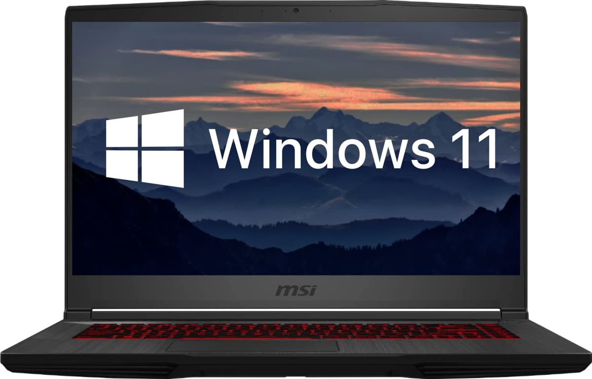 MSI GF65 Gaming Laptop 15.6" FHD 144Hz - Intel Core i5-10500H, 32GB, 2TB PCIe, RTX 3060, Windows 11 Notebook