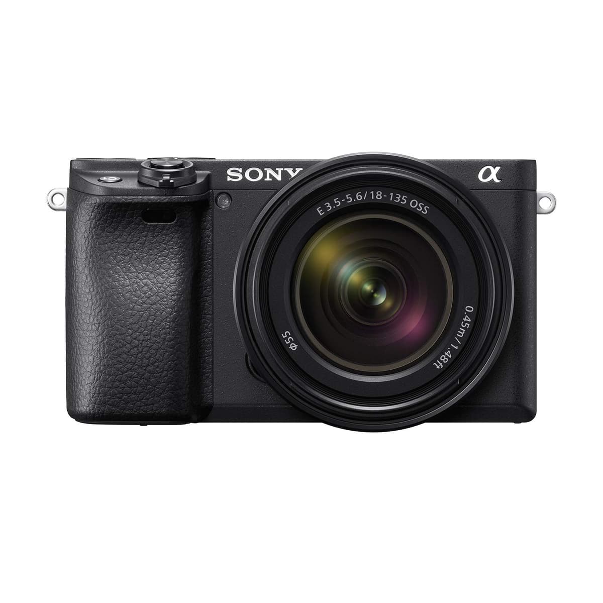 Sony Alpha a6400 Cámara mirrorless APS-C, autoenfoque de ojo en tiempo real, video 4K, pantalla abatible, lente 18-135mm (Renewed) ILCE6400M/B
