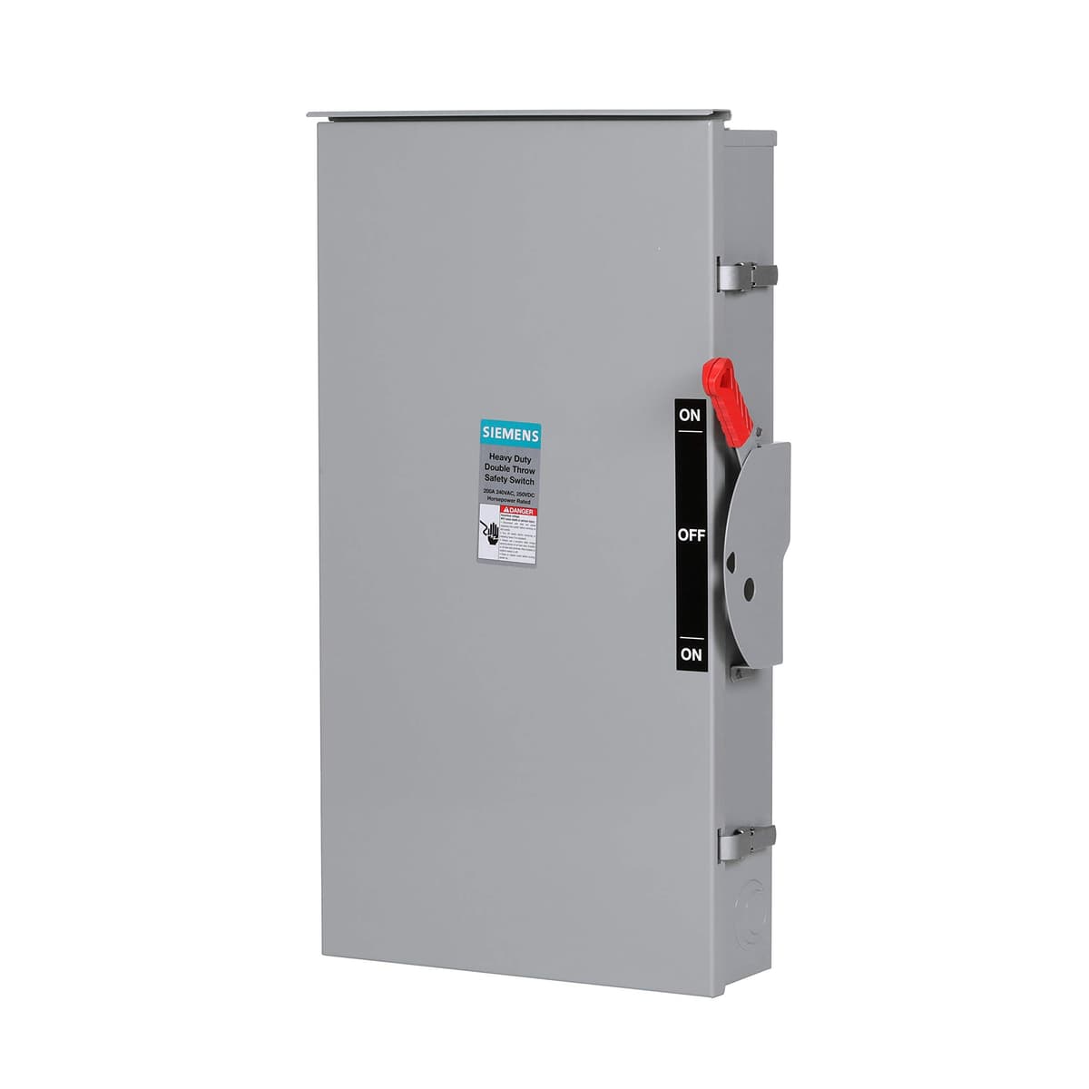 Siemens DTNF324R 200 Amp, 3 Pole, 240 V, 3 Wire, Non-Fused Double Throw Type 3R
