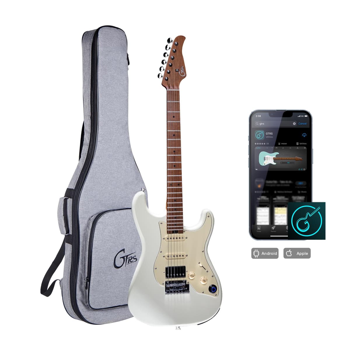 GTRS S801 Smart Electric Guitar Kit con Sistema de Efectos y Looper