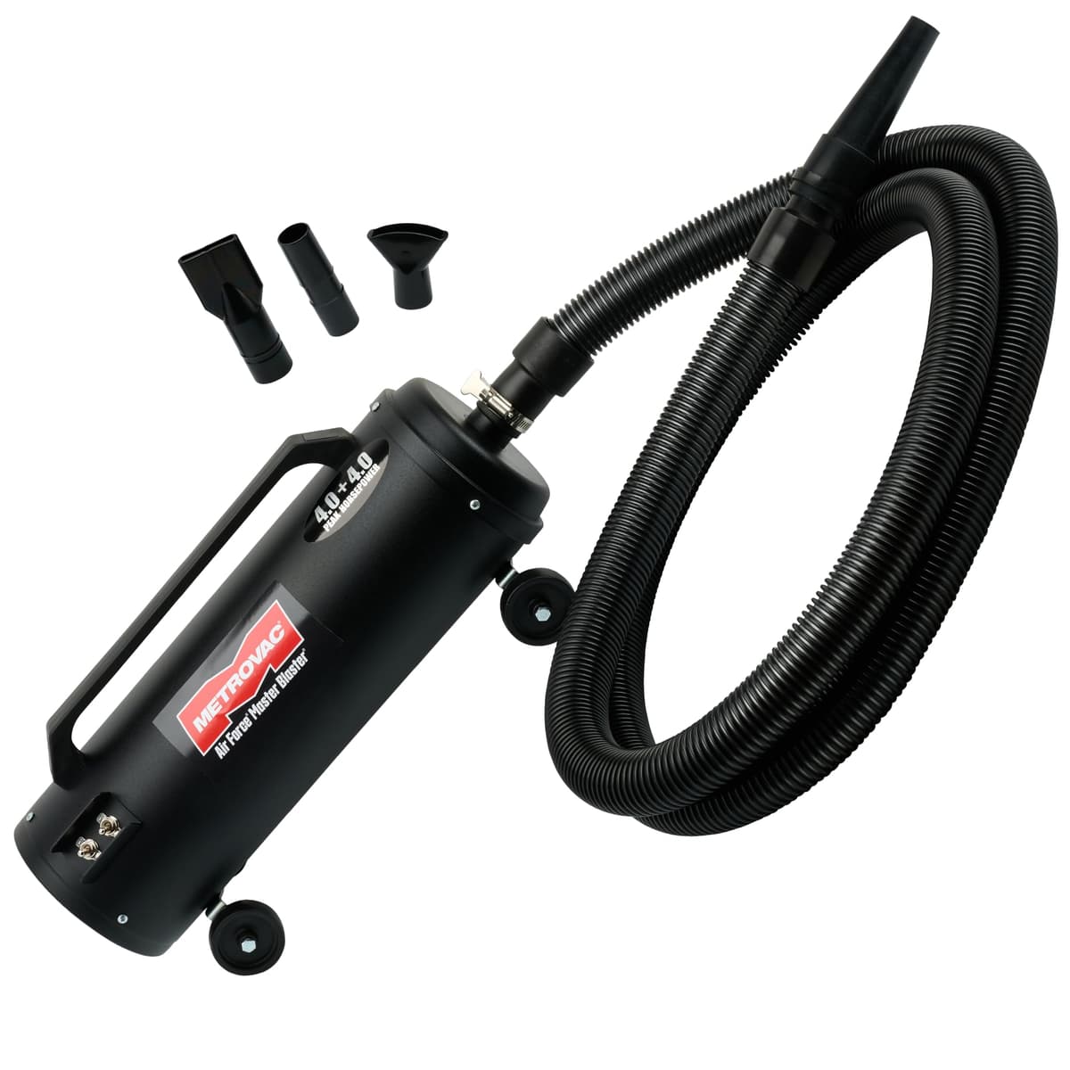 Secador de Pelos METROVAC MB-3 Air Force Master Blaster | Secador de Alta Velocidad 8.0 HP Hecho en EE.UU. MB-3 + MAT-1