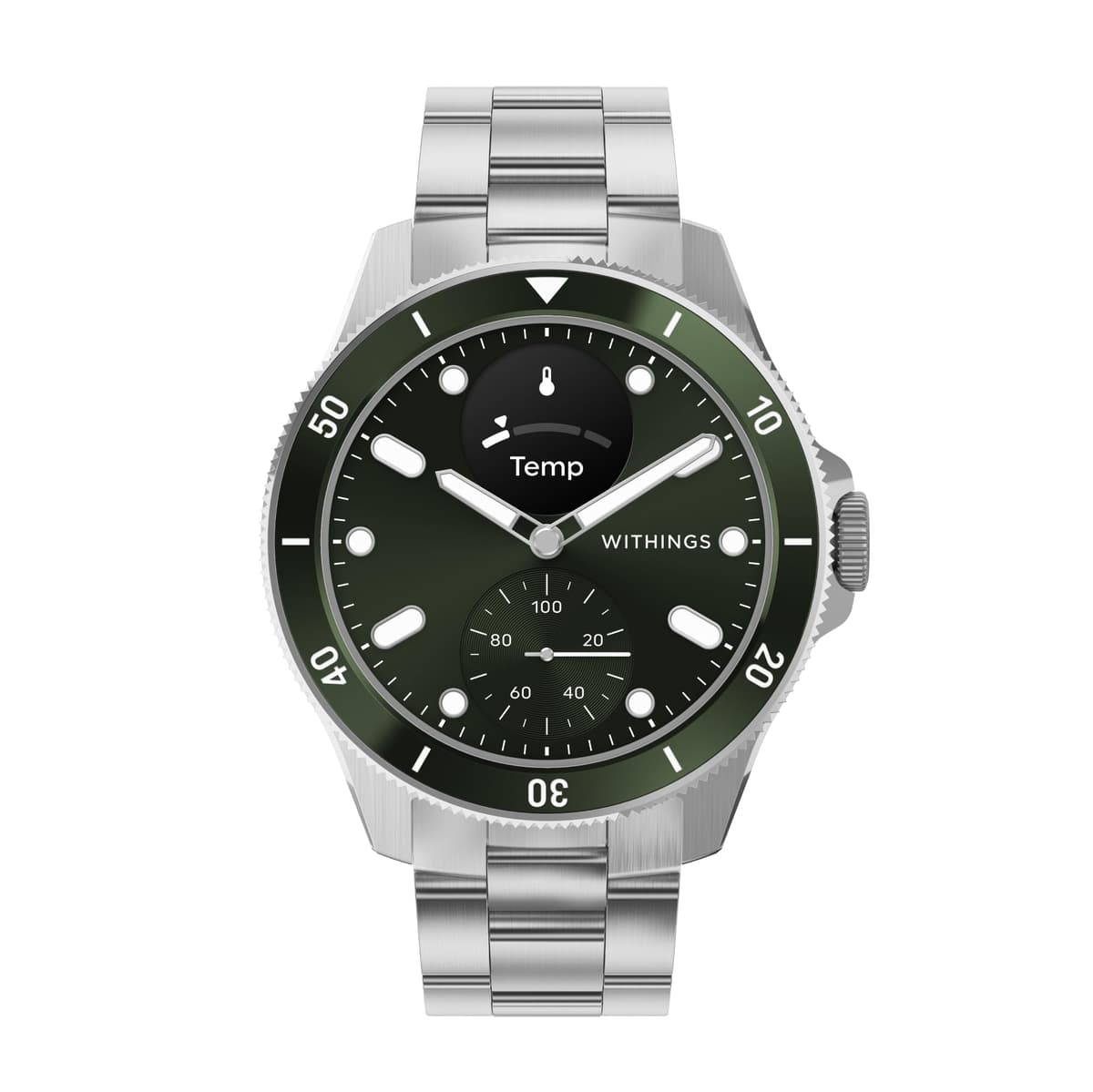 WITHINGS Scanwatch Nova - Reloj Inteligente Híbrido para la Salud Cardíaca de Hombres y Mujeres - SPO2, Monitoreo de Temperatura, Sueño, Salud Respiratoria, Control del Ciclo, 30 Días de Batería, Apple iOS/Android HWA10-model-8