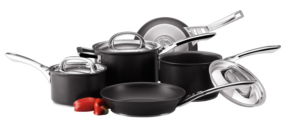 Circulon Infinite Set de 5 Piezas para Cocina, Inducción, Negro 555