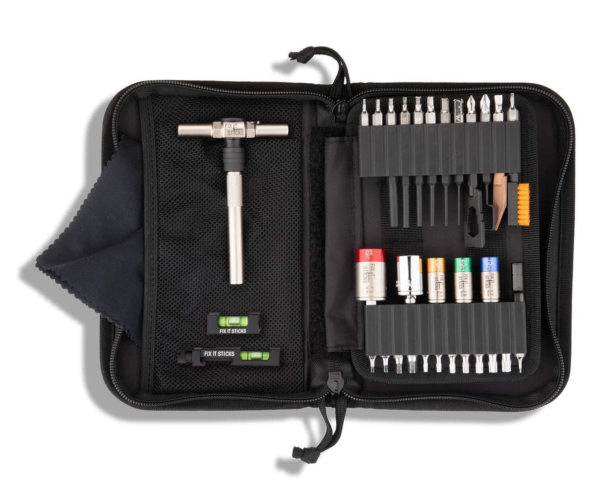 Fix It Sticks Kit de mantenimiento para arma de largo alcance con limitadores de torque y estuche de transporte deluxe FIS-PRKTL