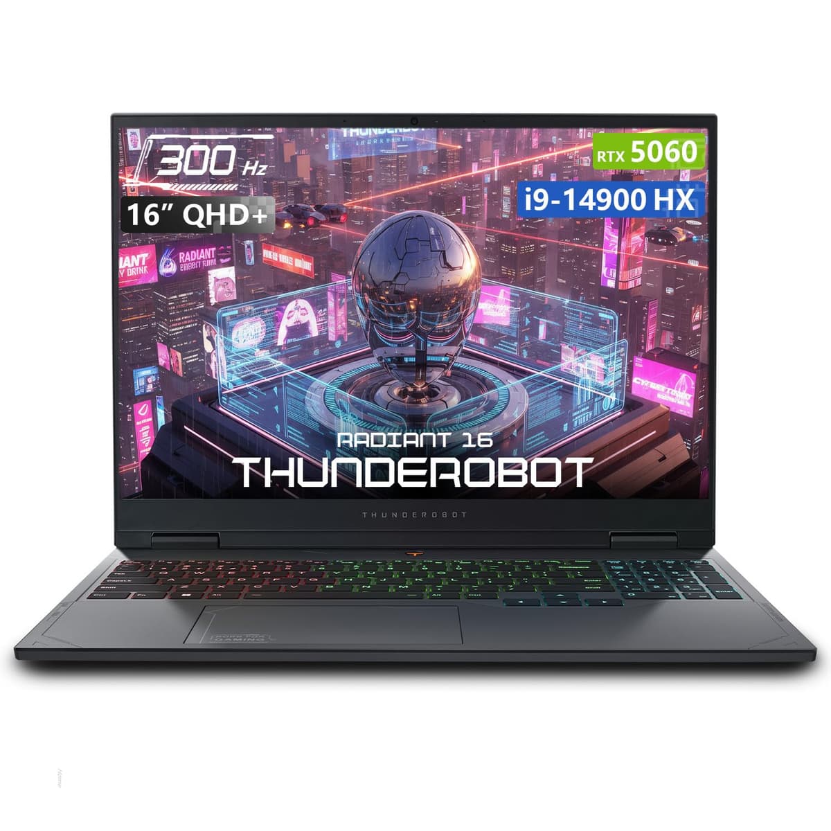 Thunderobot Radiant 16 i9 - Laptop gaming 16" 2.5K 300Hz, Core i9-14900HX, RTX 5060