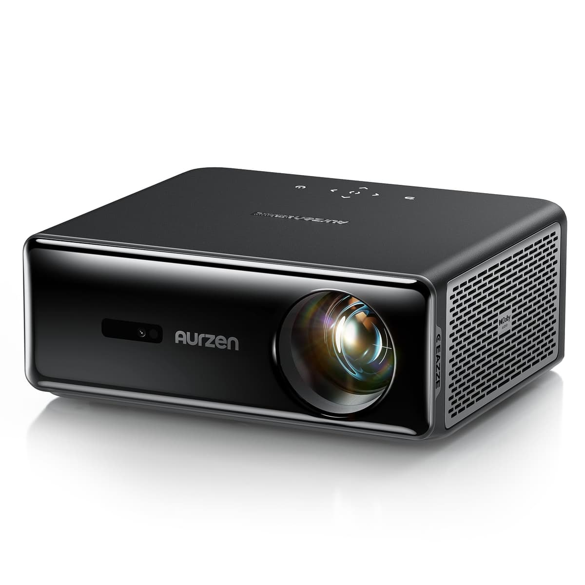 Aurzen EAZZE D1 MAX Google TV 14.0 Proyector Smart 1000 ANSI MEMC Autofocus 20W Dolby Audio WiFi/Bluetooth (Negro) A01M31