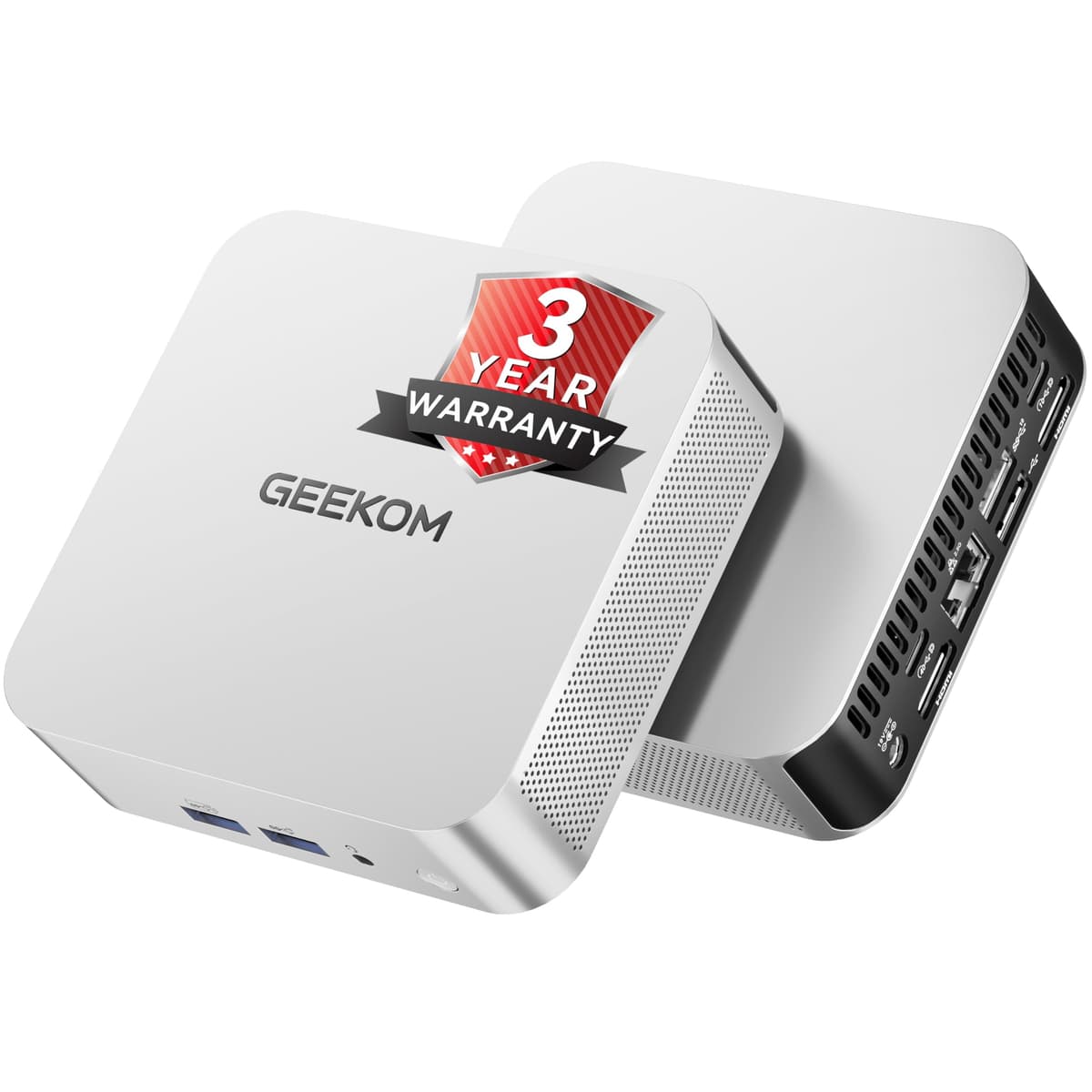 GEEKOM A8 Mini PC con AMD Ryzen 7 8745HS, 32GB DDR5, 1TB NVMe, USB4, WiFi 6E, 2.5G LAN, Windows 11 Pro