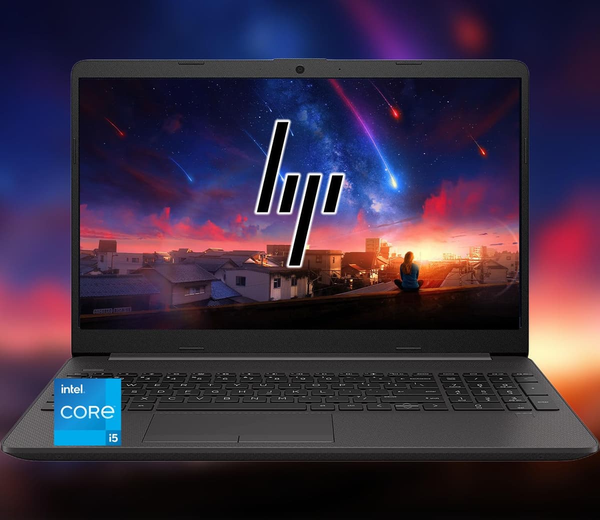 HP 250R G9 portátil, pantalla 15.6" FHD 1920 x 1080, 16GB RAM, 512GB SSD, Intel i5-1335U, hasta 8.75 horas de batería, audio HD, recubrimiento antirreflejo, cámara HD con reducción temporal de ruido, WiFi 6