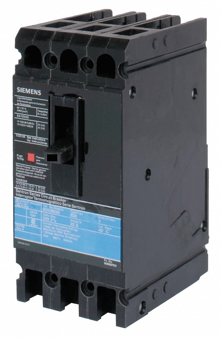Siemens Interruptor termomagnético ED 3 polos 35A 480VAC ED43B035