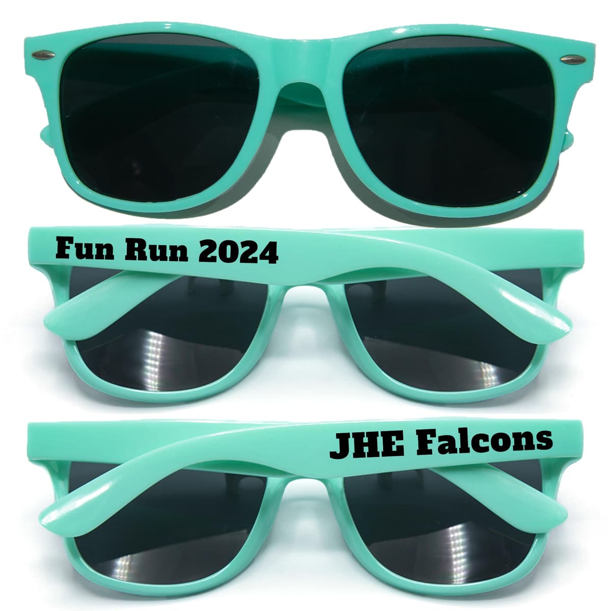 GZLDGIFTS 350PC Gafas personalizables para regalos de fiesta - Light Teal