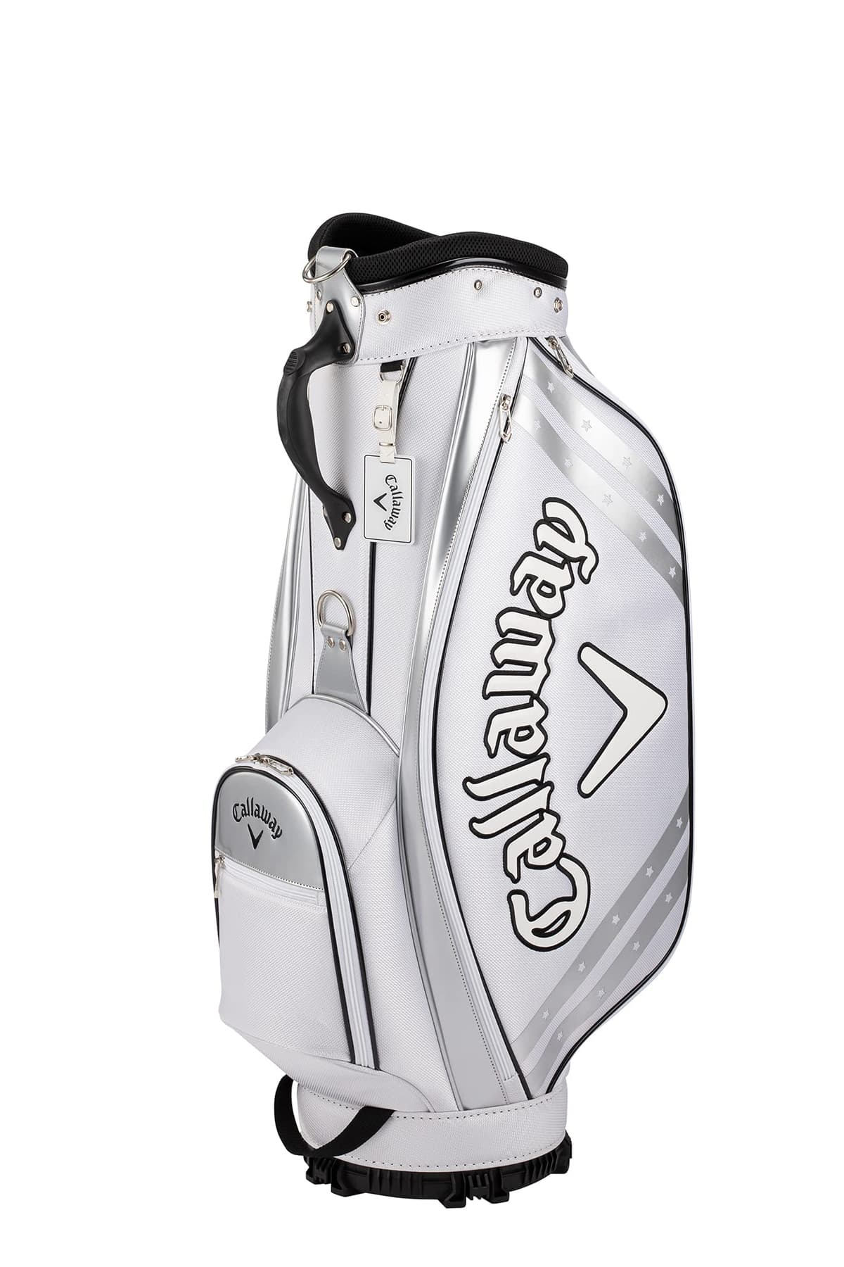 Callaway CRT Sport WHT/SLV 23 Bolsa de golf tipo carrito 9.0, 47" - Blanco/Plata 5123238