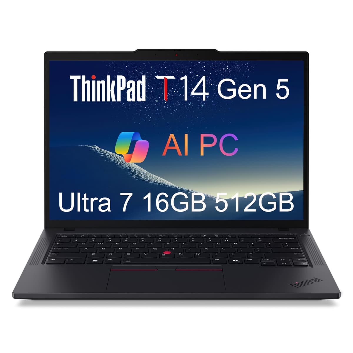 ist computers Lenovo ThinkPad T14 Gen 5 14" FHD+, Intel Ultra 7 155U, 16GB DDR5, 512GB SSD, Win 11 Pro ThinkPad T14 G5 21ML