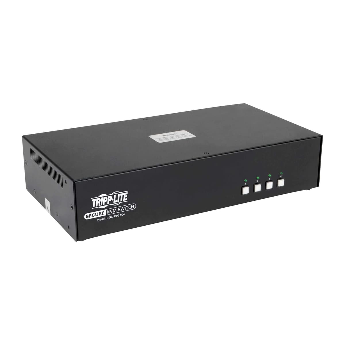 Tripp Lite Secure 4-Port KVM DisplayPort Dual Monitor NIAP PP3.0 CAC B002-DP2AC4