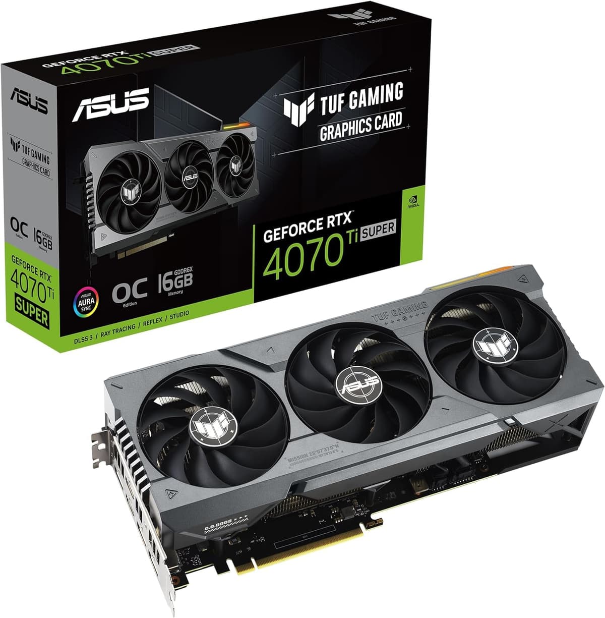 ASUS TUF Gaming GeForce RTX 4070 Ti Super OC 16GB GDDR6X TUF-RTX4070TIS-O16G-GAMING