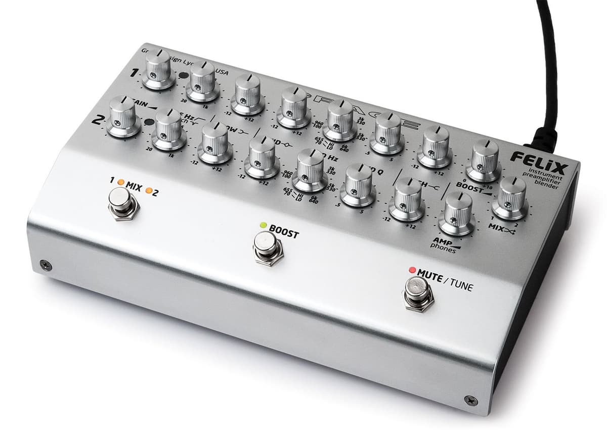 Grace Design FELiX Pedal mezclador/previo para micrófono e instrumentos de 2 canales