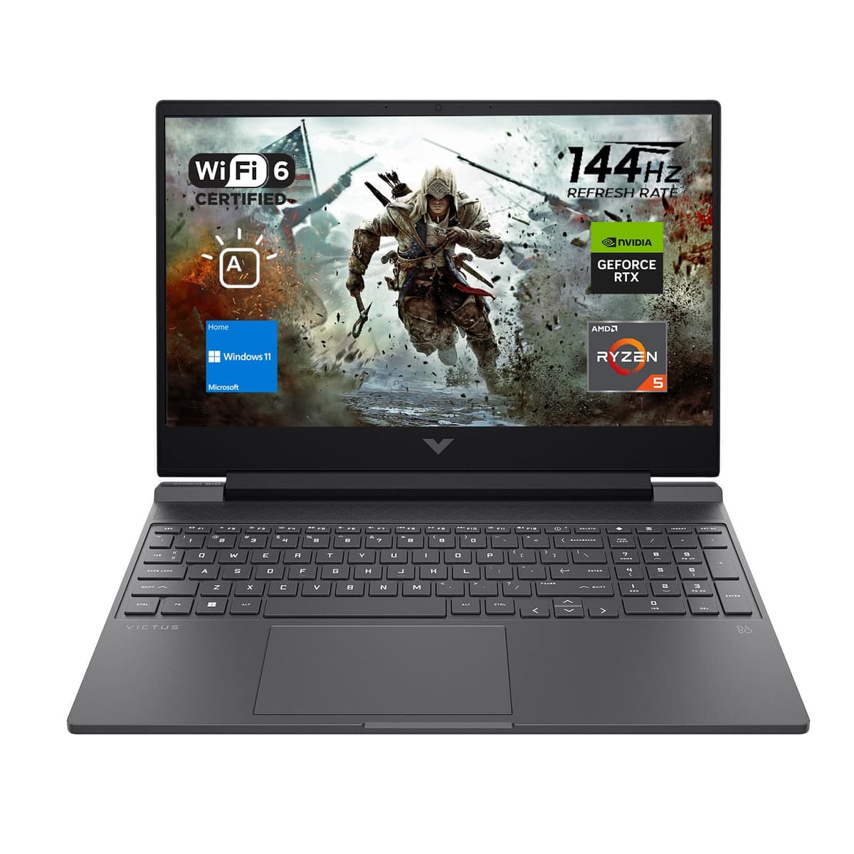 HP Victus 15 - 15.6" FHD 144Hz, AMD Ryzen 5 7535HS, 32GB DDR5, 2TB SSD, NVIDIA GeForce RTX 2050, Windows 11 Home TPN-Q279_598U1AV