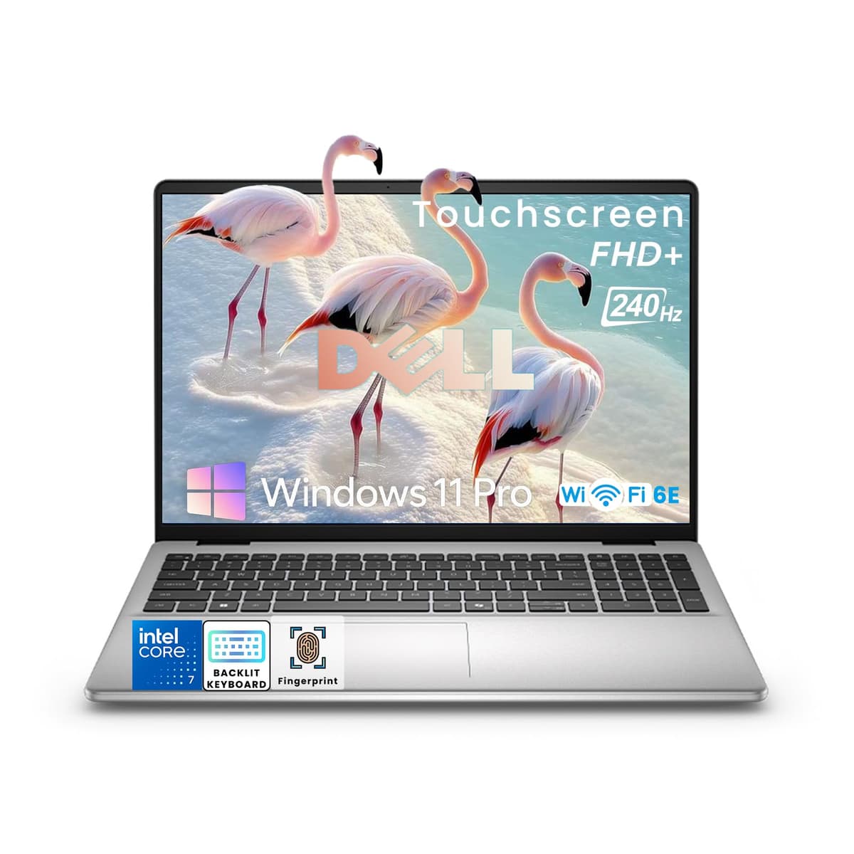 Dell portátil empresarial de 16" • Intel 10 núcleos 7-150U • Pantalla táctil FHD+ WVA de 16" • Windows 11 Pro • Wi-Fi 6E • Teclado retroiluminado • Lector de huellas • Copilot • 32 GB DDR5 • SSD 2 TB Dell 16 Laptop