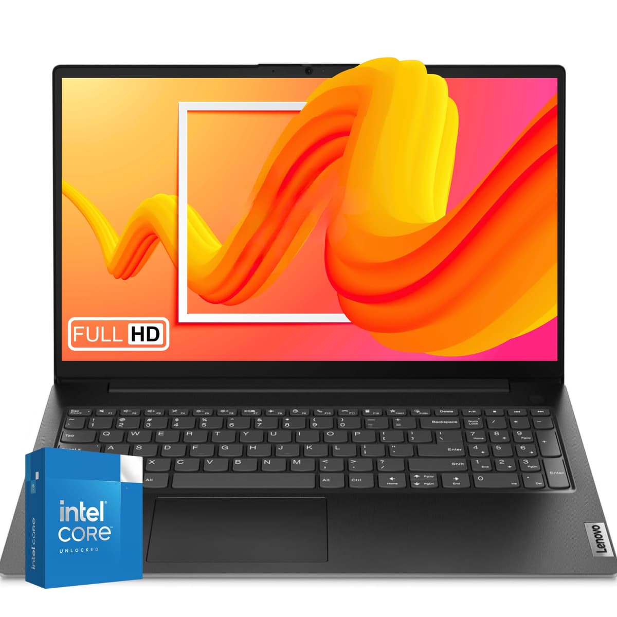 Notebook Lenovo Serie V15, 16GB RAM, 1TB SSD, Pantalla FHD 15.6″ con baja emisión de luz azul, Procesador Intel 4 núcleos hasta 3.3 GHz, HDMI, Puerto Ethernet, Wi-Fi y Bluetooth, Windows 11 Pro