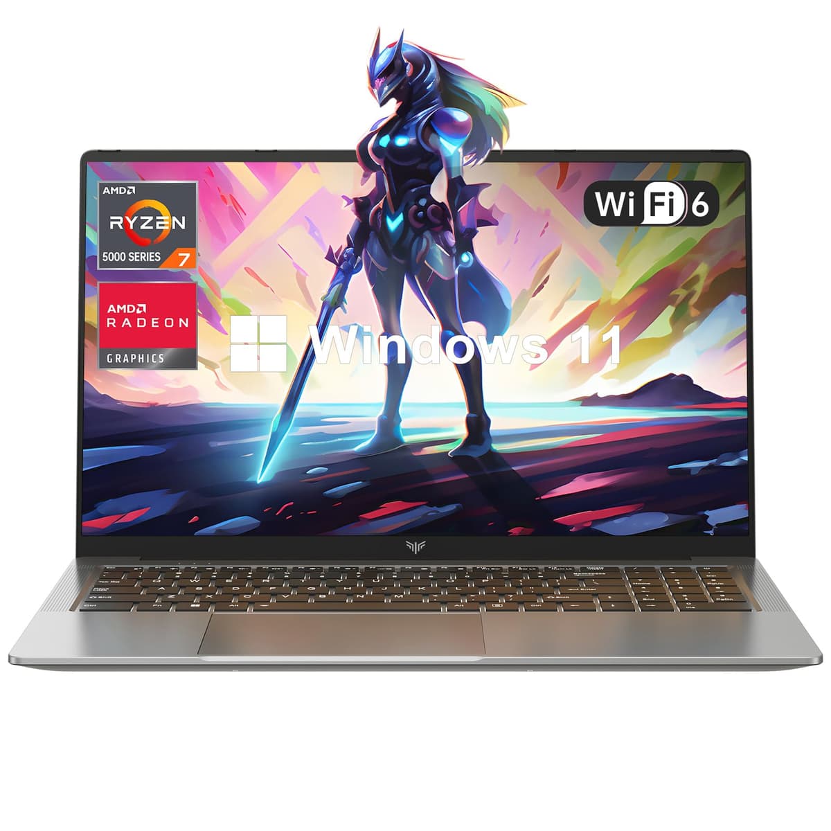 ACEMAGIC 2024 Laptop, pantalla FHD de 16.1 pulgadas con procesador AMD Ryzen 7 5700U (8 núcleos/16 hilos), 16 GB RAM, 512 GB ROM, compatible con WiFi 6, batería de 53 Wh, con teclado retroiluminado AX16PRO