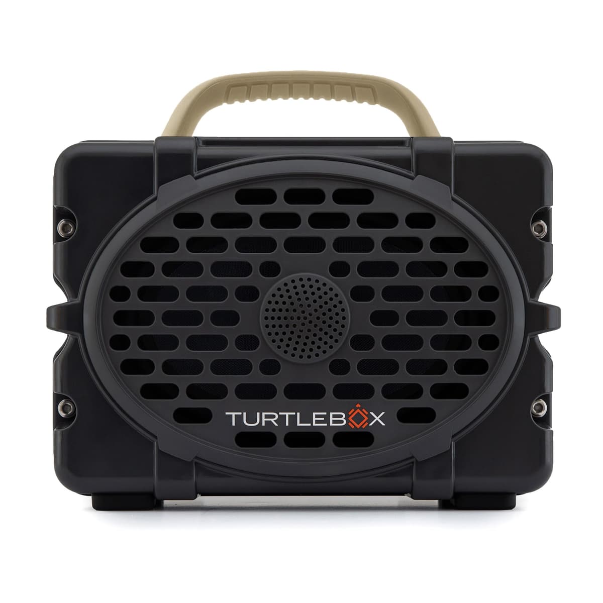 Turtlebox Original Gen 3 Altavoz Bluetooth portátil Ultra-Loud 120dB, IP67, 3 días batería (Gray/Tan) TB-ORIG-G3-GRAY-TAN-TAN-1
