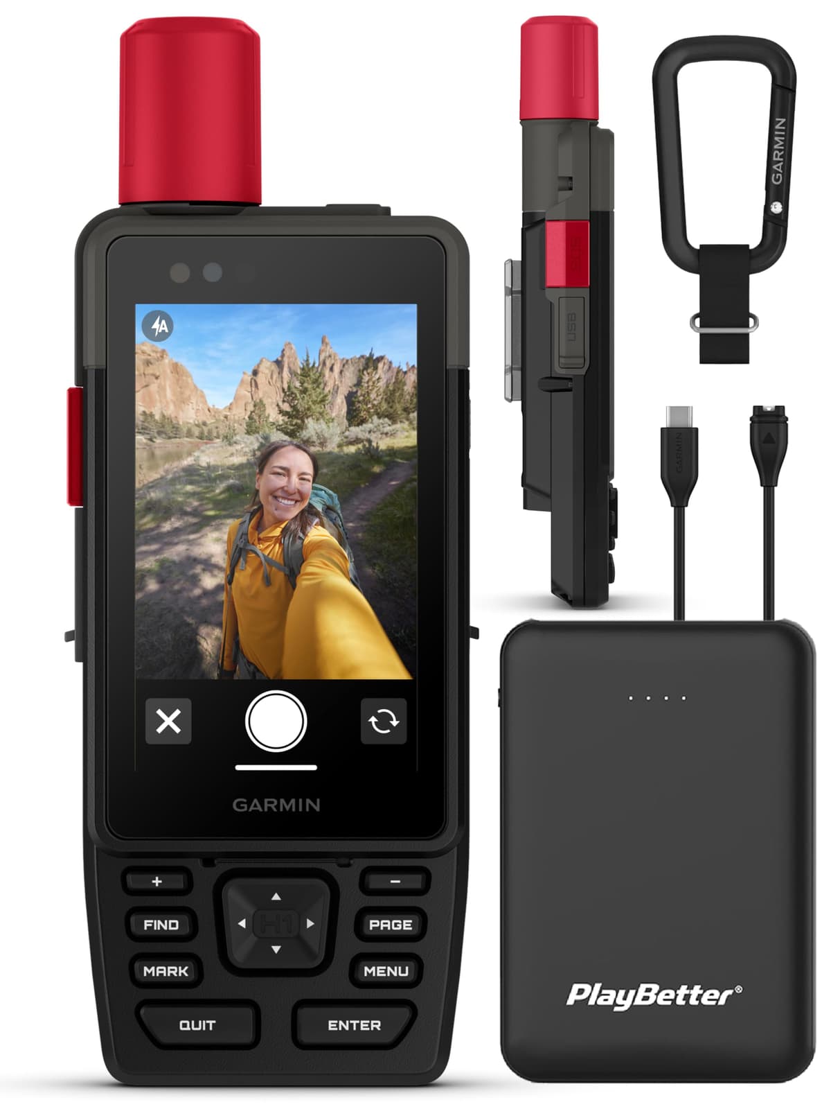 Garmin GPSMAP H1i Plus con inReach Plus y PlayBetter Powerbank 010-02921-00