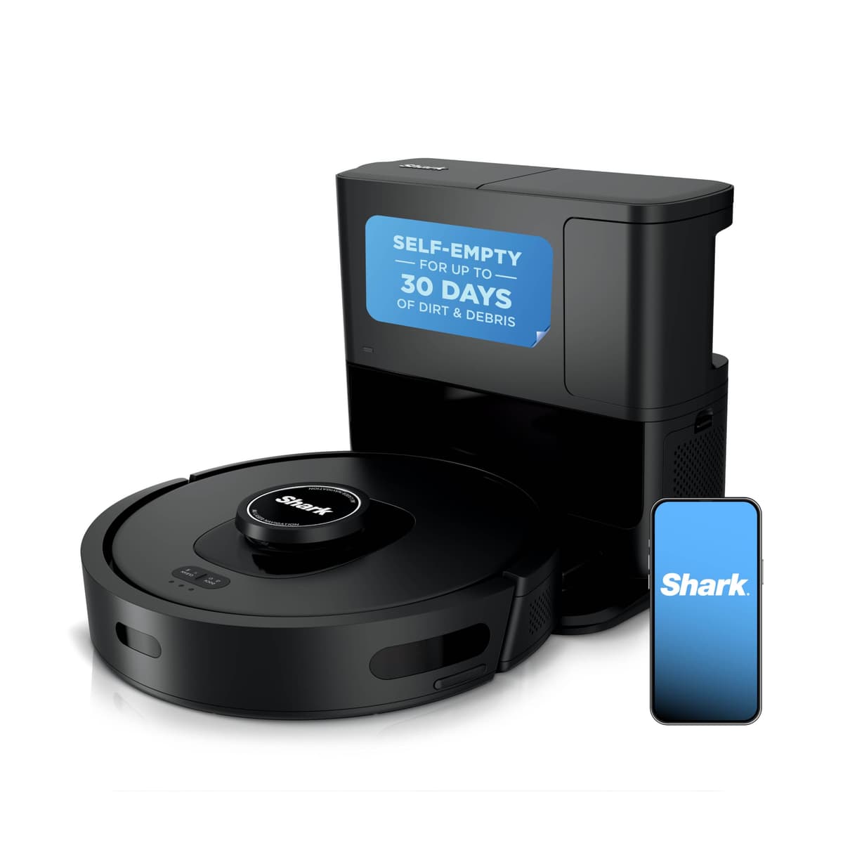 Shark AV2501S Robot Aspiradora AI Ultra con Base Self-Empty 30 días, Matrix Clean, Mapeo, HEPA, Wifi